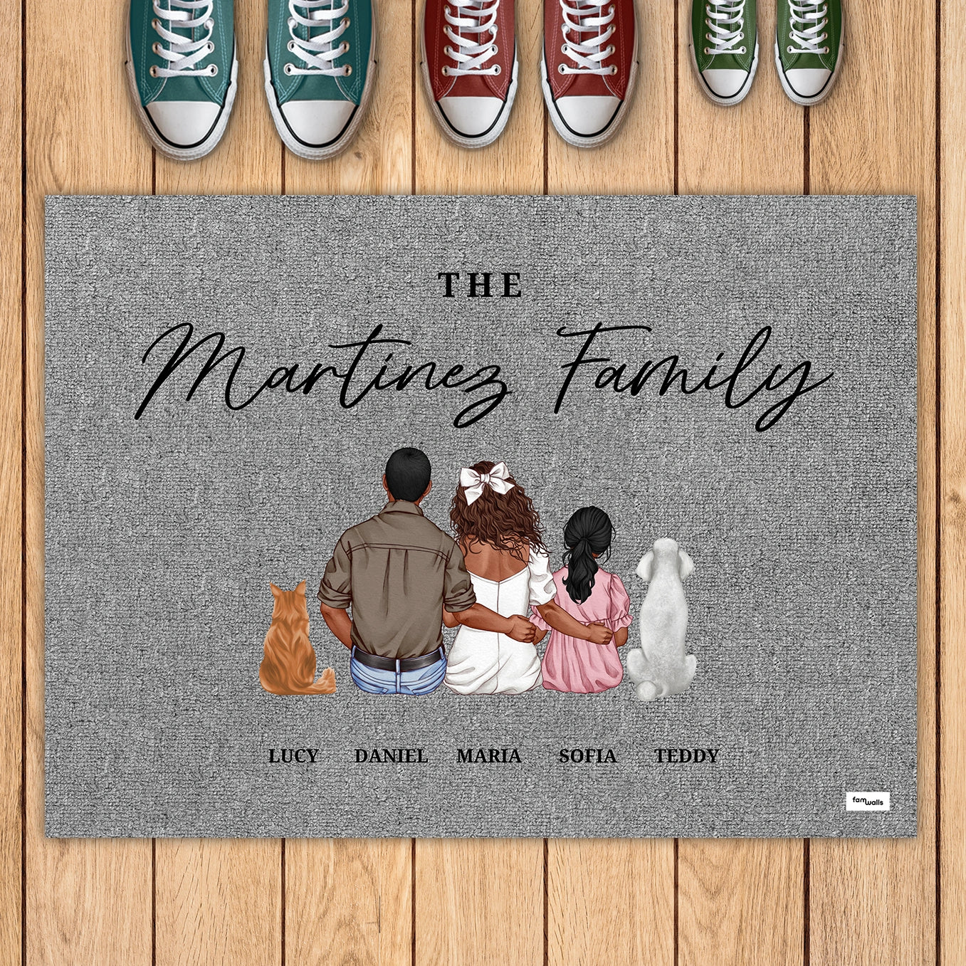 Personalized Doormat "Family" - Image 6