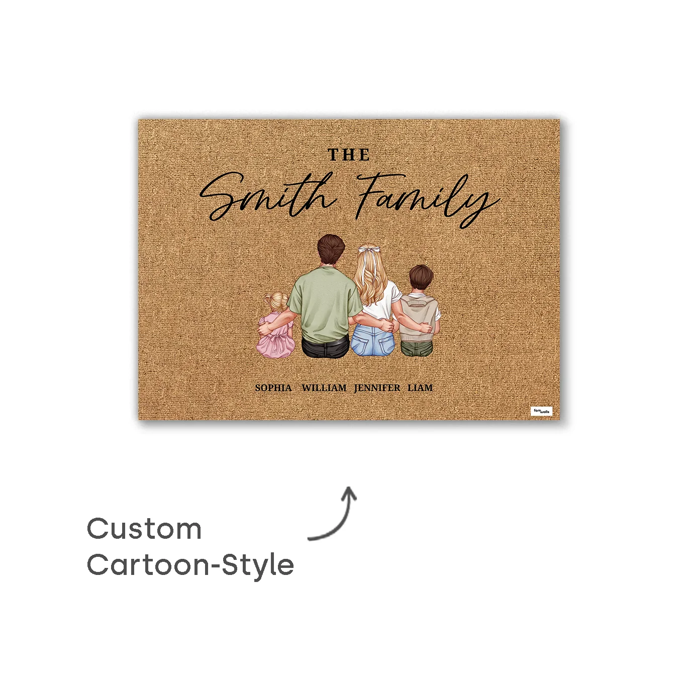 Personalized Doormat "Family" - Image 8