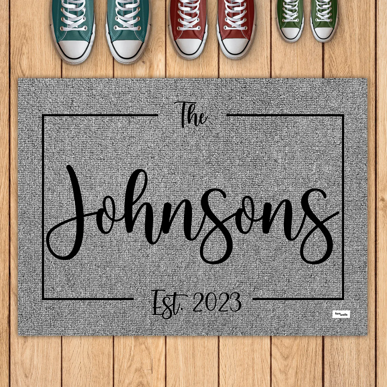 Personalized Doormat “Family Name” - Image 3
