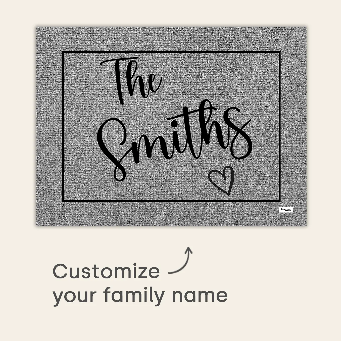 Personalized Doormat “Family Name” - Image 4
