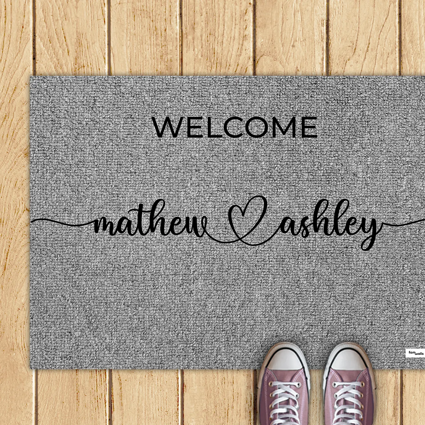 Personalized Doormat "Your Names" - Image 4