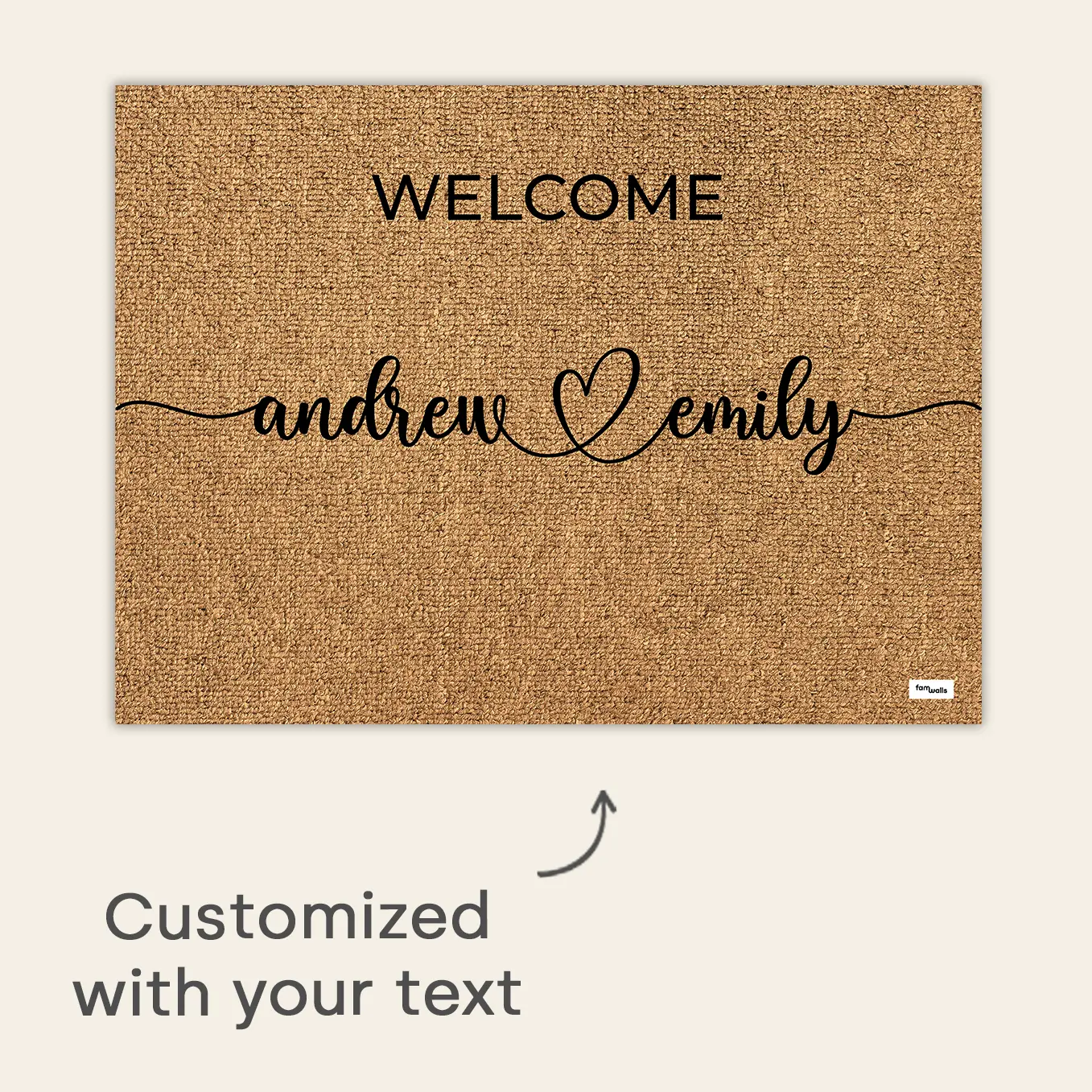Personalized Doormat "Your Names" - Image 5