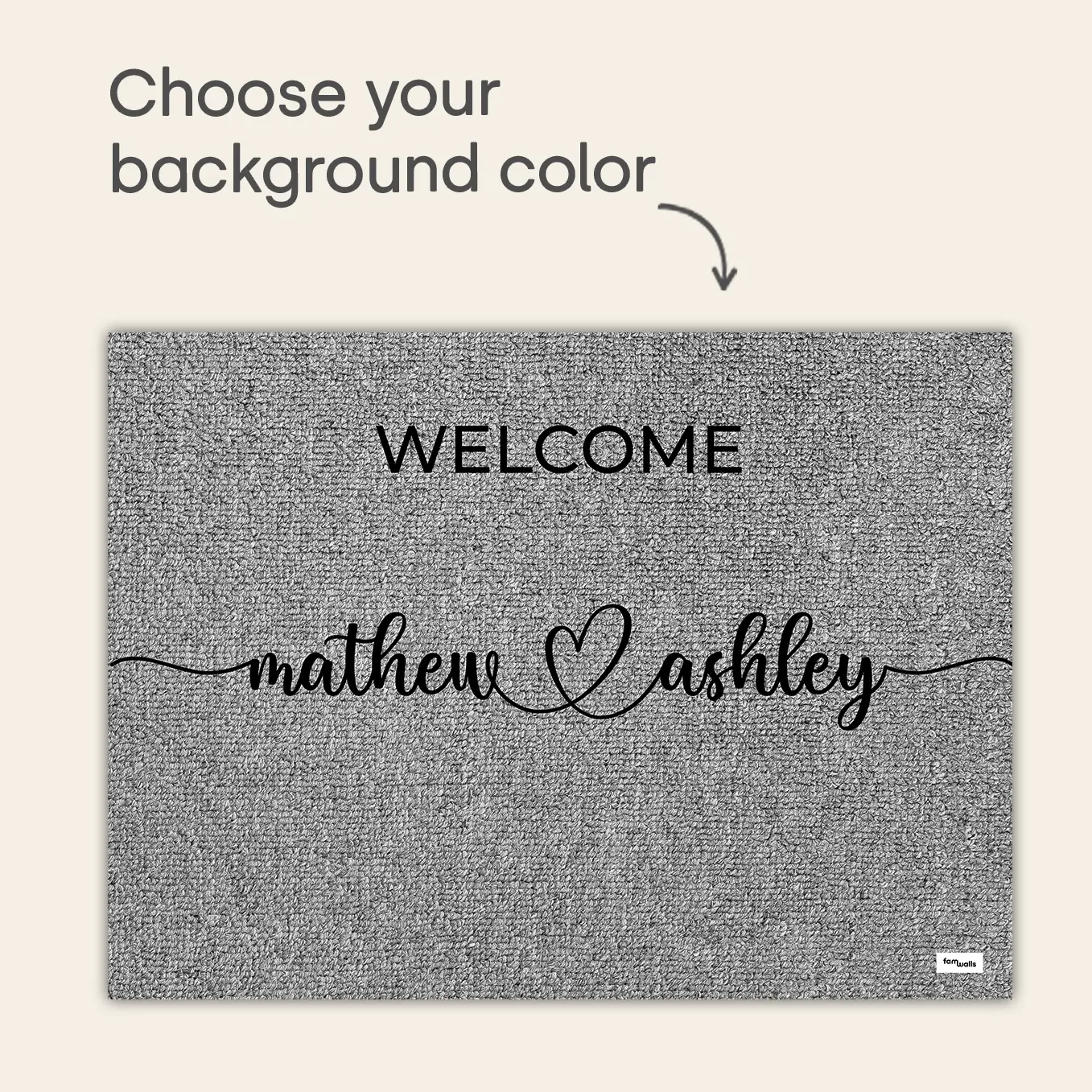 Personalized Doormat "Your Names" - Image 7