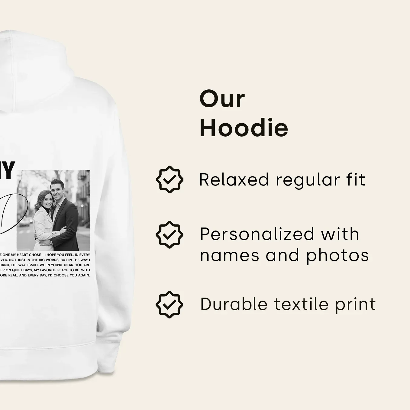 Personalized Hoodie "Heart Chosen" - Image 10