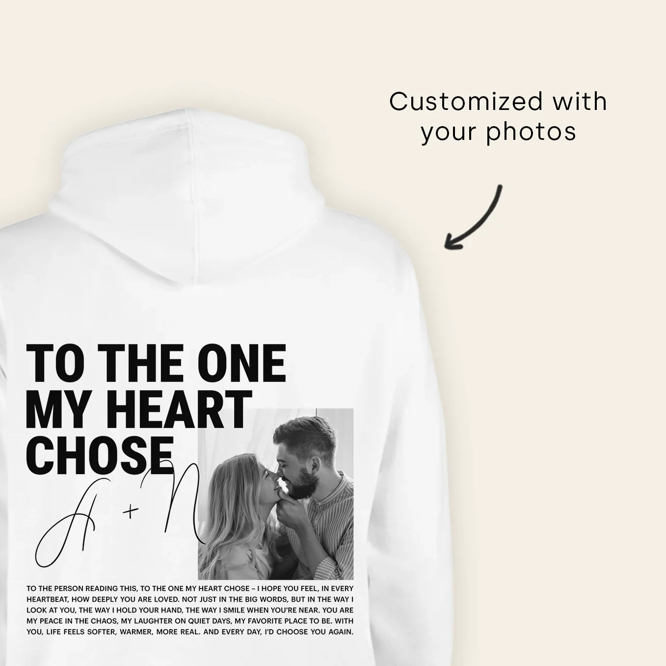 Personalized Hoodie "Heart Chosen" - Image 8