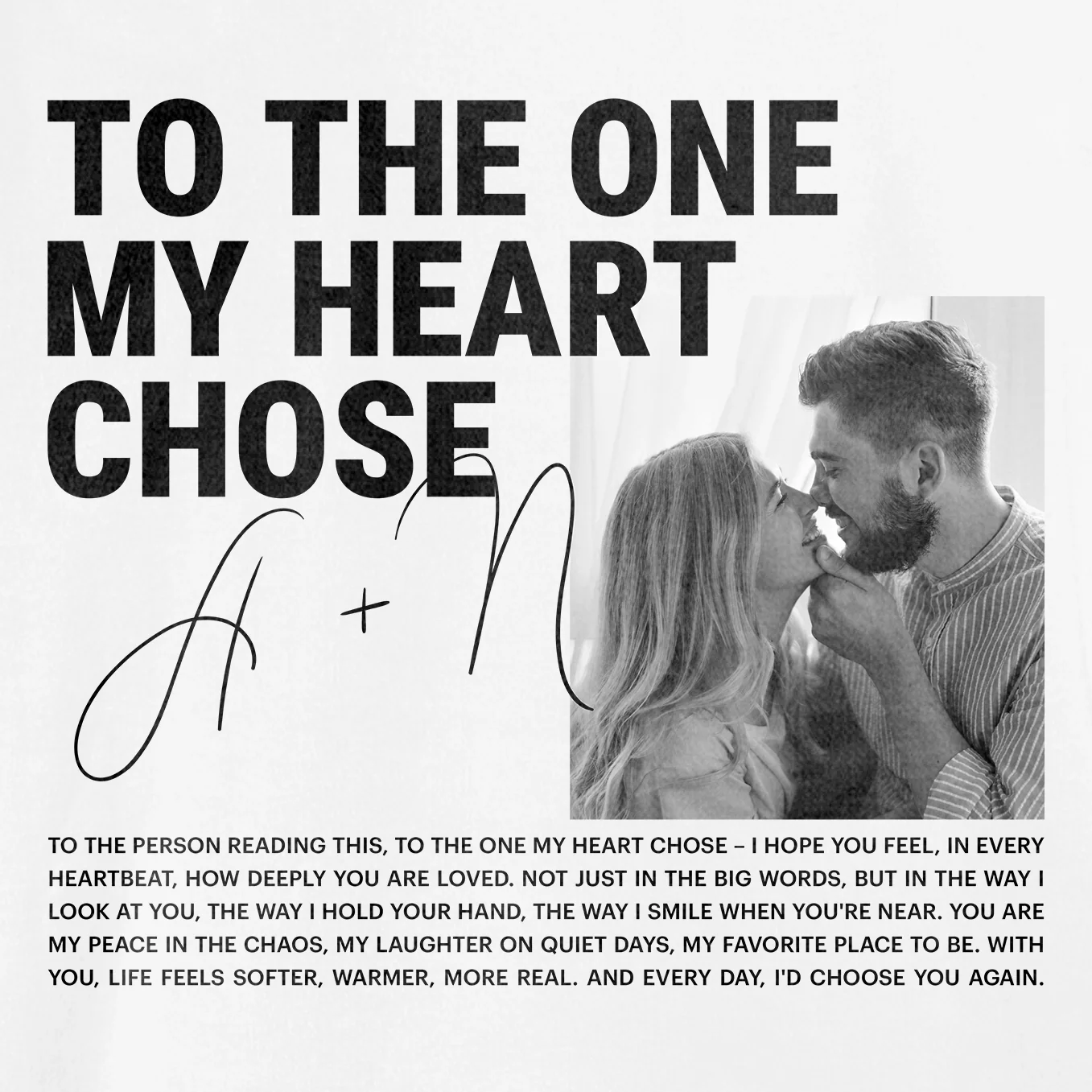 Personalized Hoodie "Heart Chosen" - Image 9