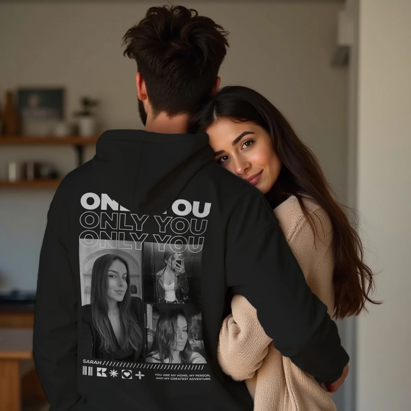 Personalized Hoodie "Only You" - Image 3
