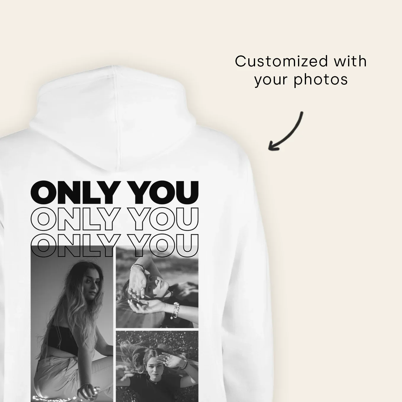 Personalized Hoodie "Only You" - Image 4