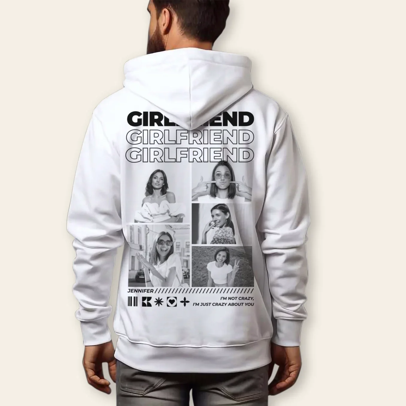 Personalized Hoodie "Only You" - Image 5