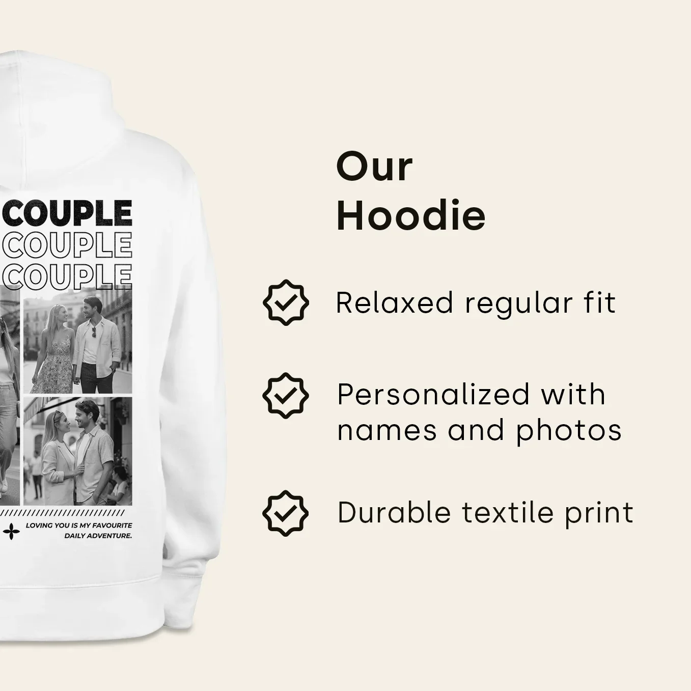 Personalized Hoodie "Perfect Match" - Image 11