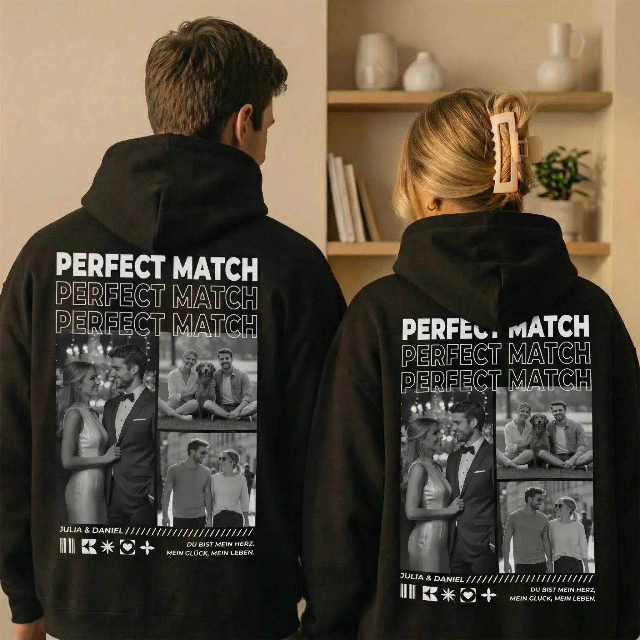 Personalized Hoodie "Perfect Match" - Image 4