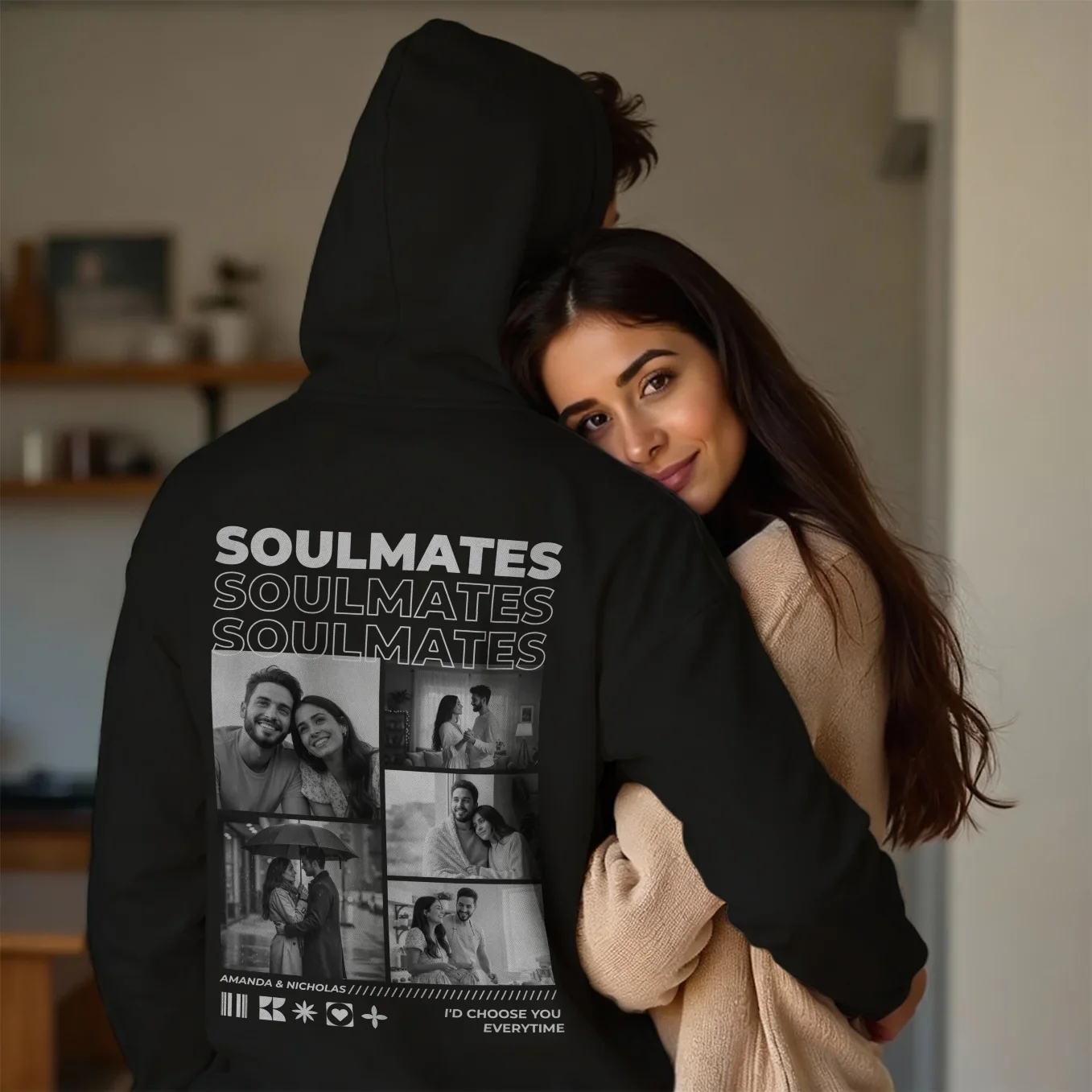 Personalized Hoodie "Perfect Match" - Image 6