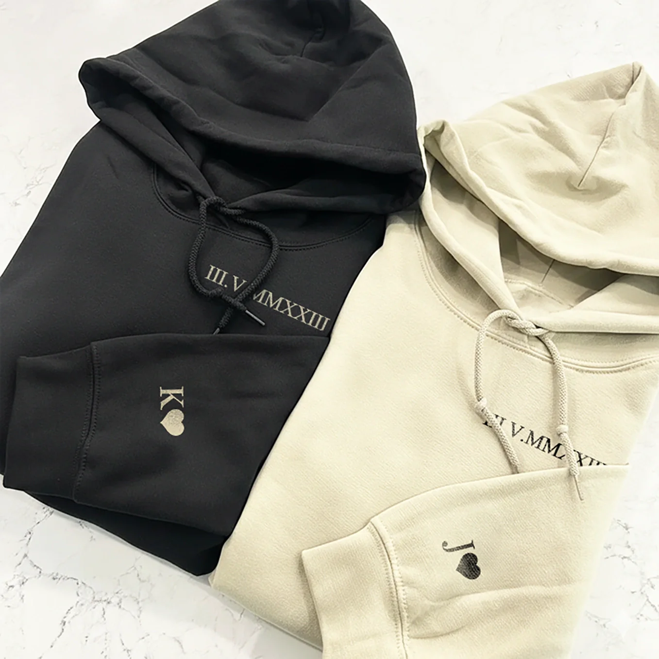 Personalized Hoodie "Roman Numeral Date" - Image 11