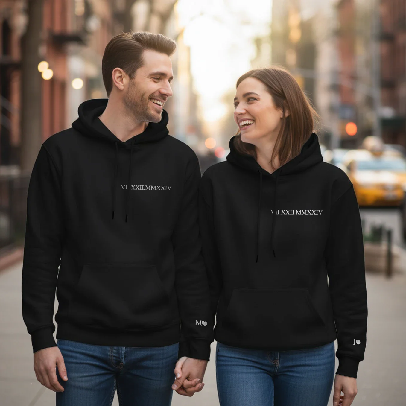Personalized Hoodie "Roman Numeral Date" - Image 4