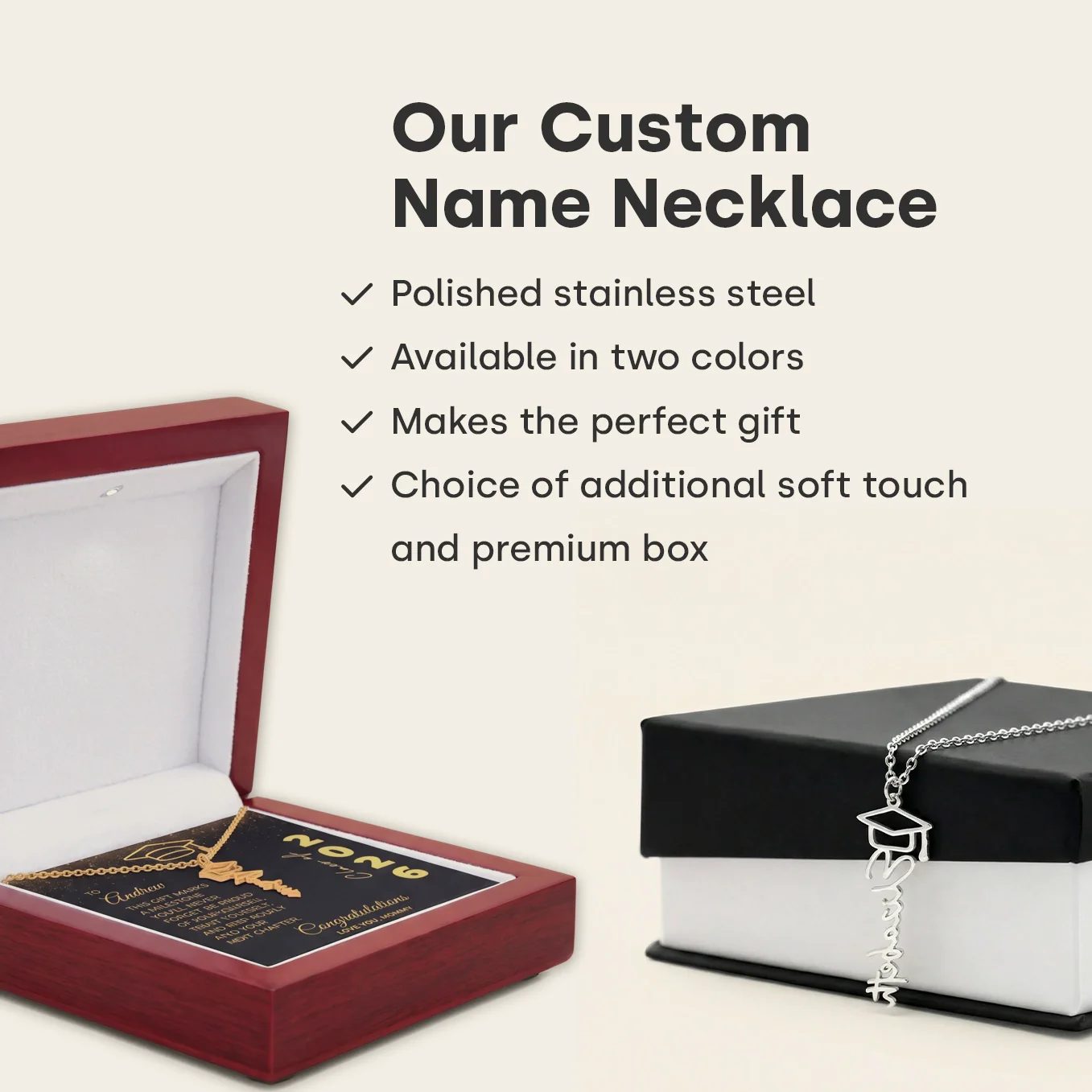 Personalized Necklace "Graduation" - Image 3