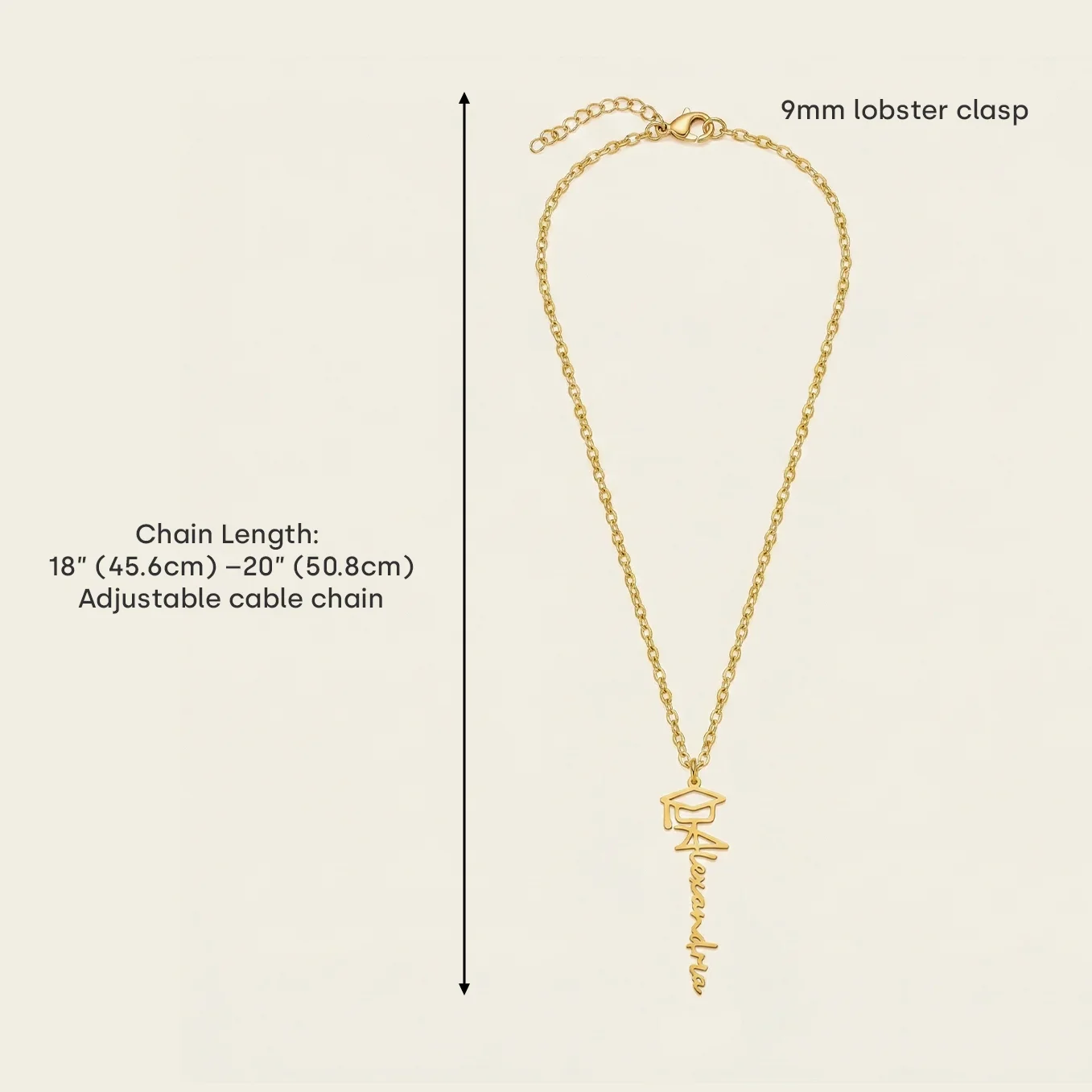 Personalized Necklace "Graduation" - Image 5