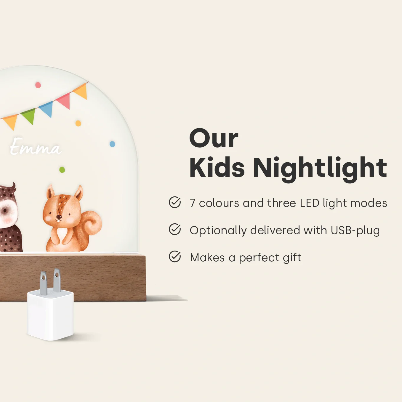 Personalized Night Light "Confetti" - Image 10