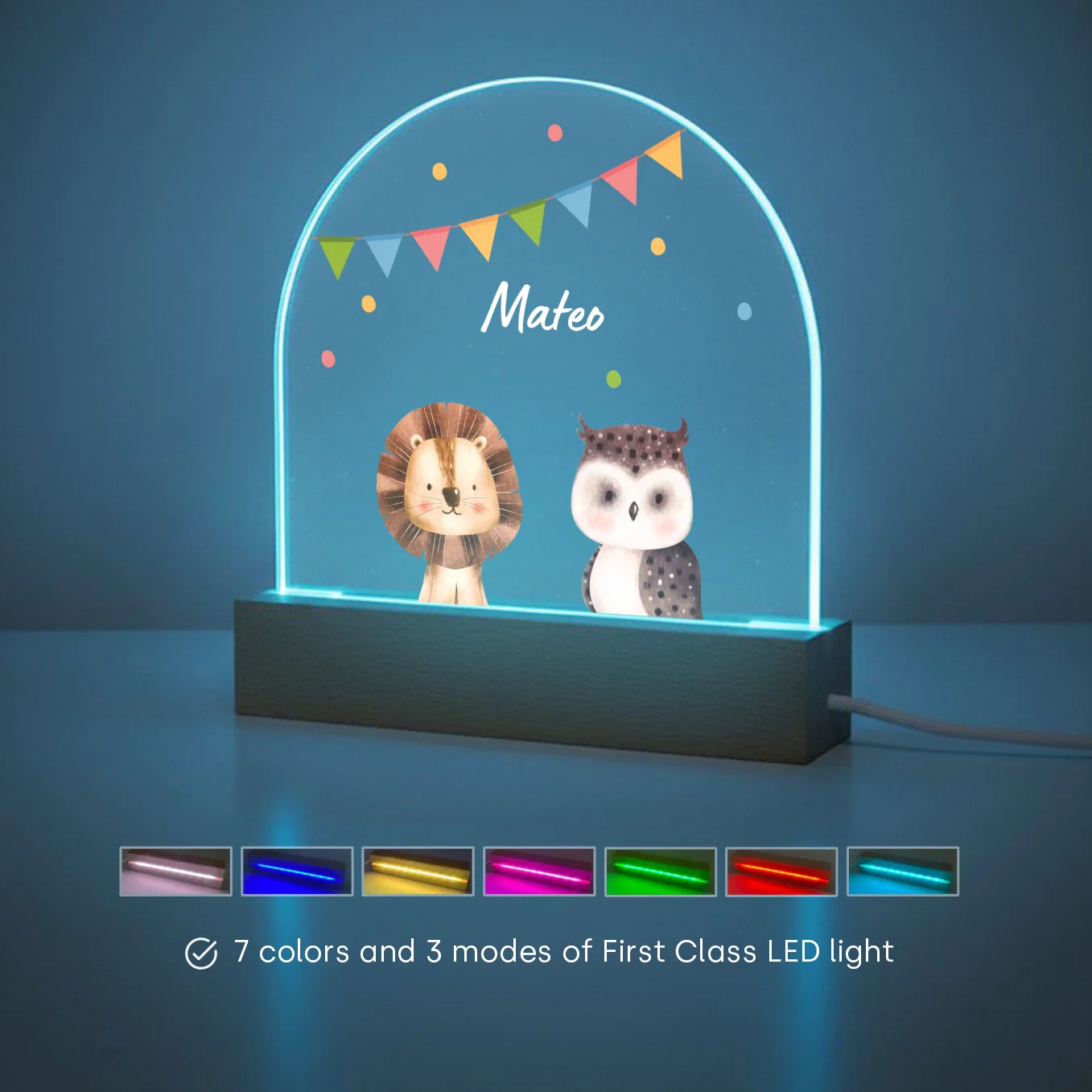 Personalized Night Light "Confetti" - Image 12