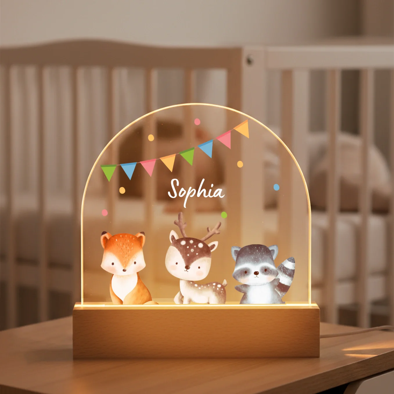 Personalized Night Light "Confetti" - Image 13