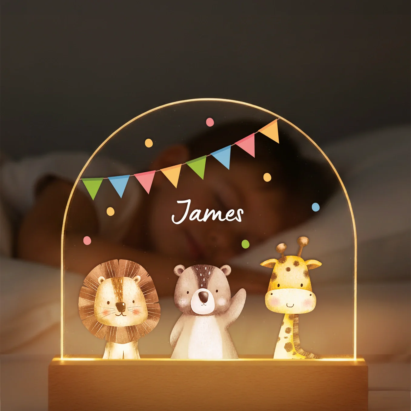 Personalized Night Light "Confetti" - Image 6