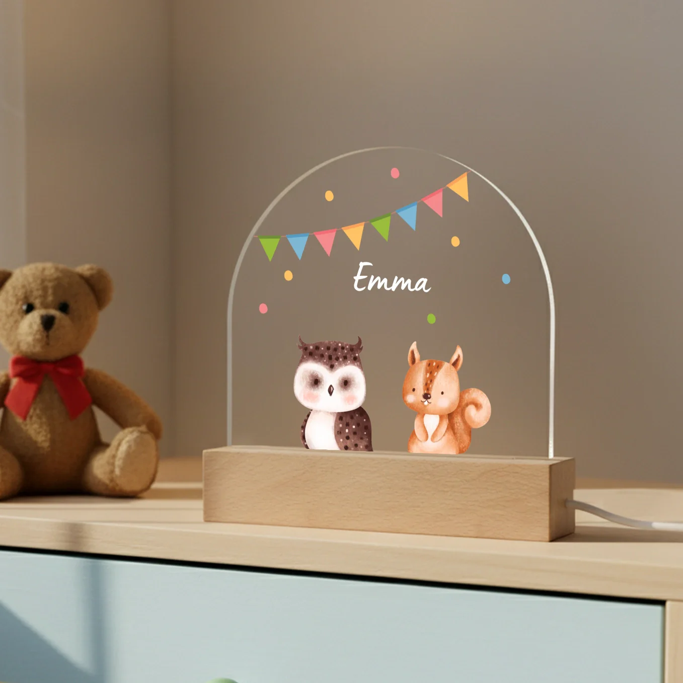 Personalized Night Light "Confetti" - Image 8