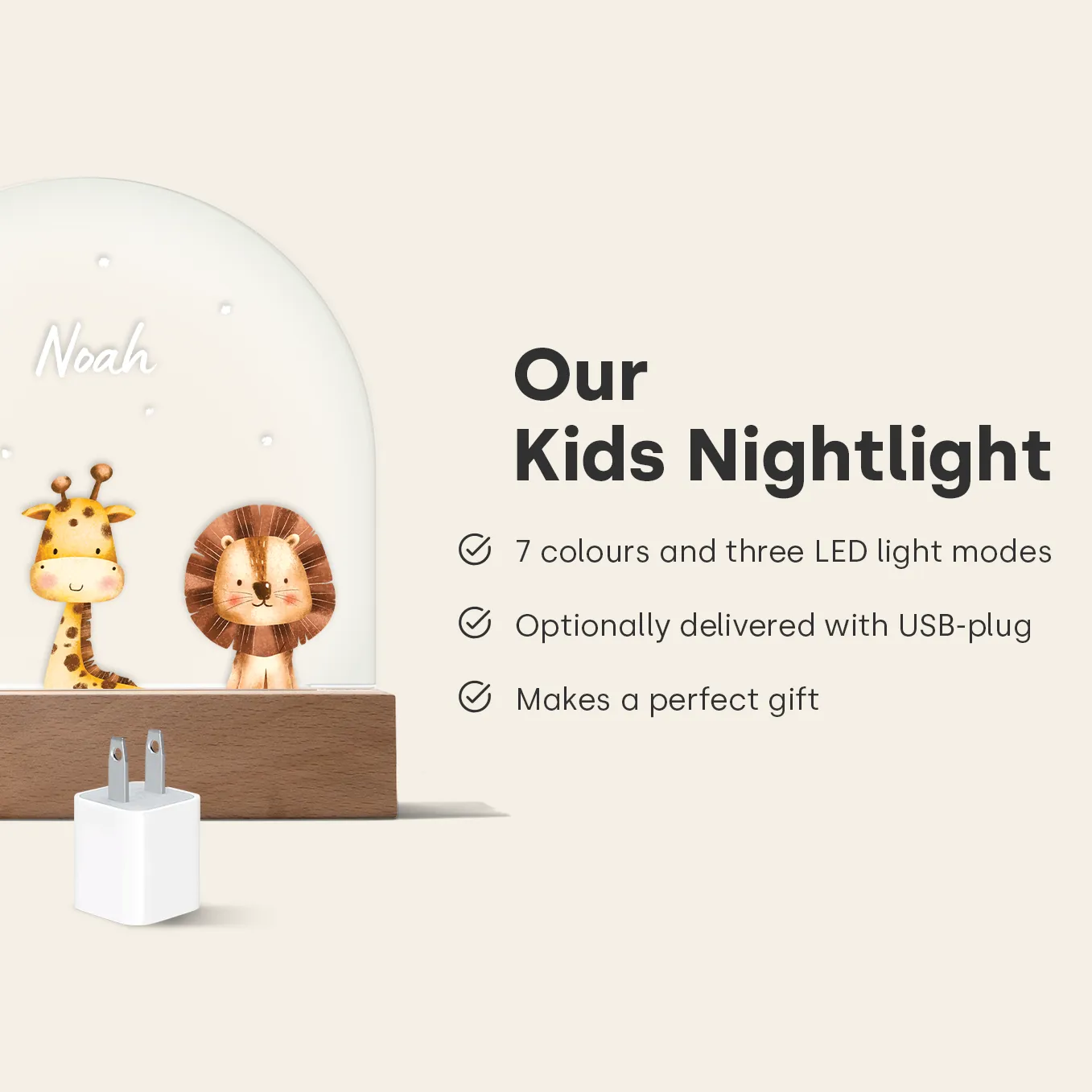 Personalized Night Light "Dream Animal" - Image 8
