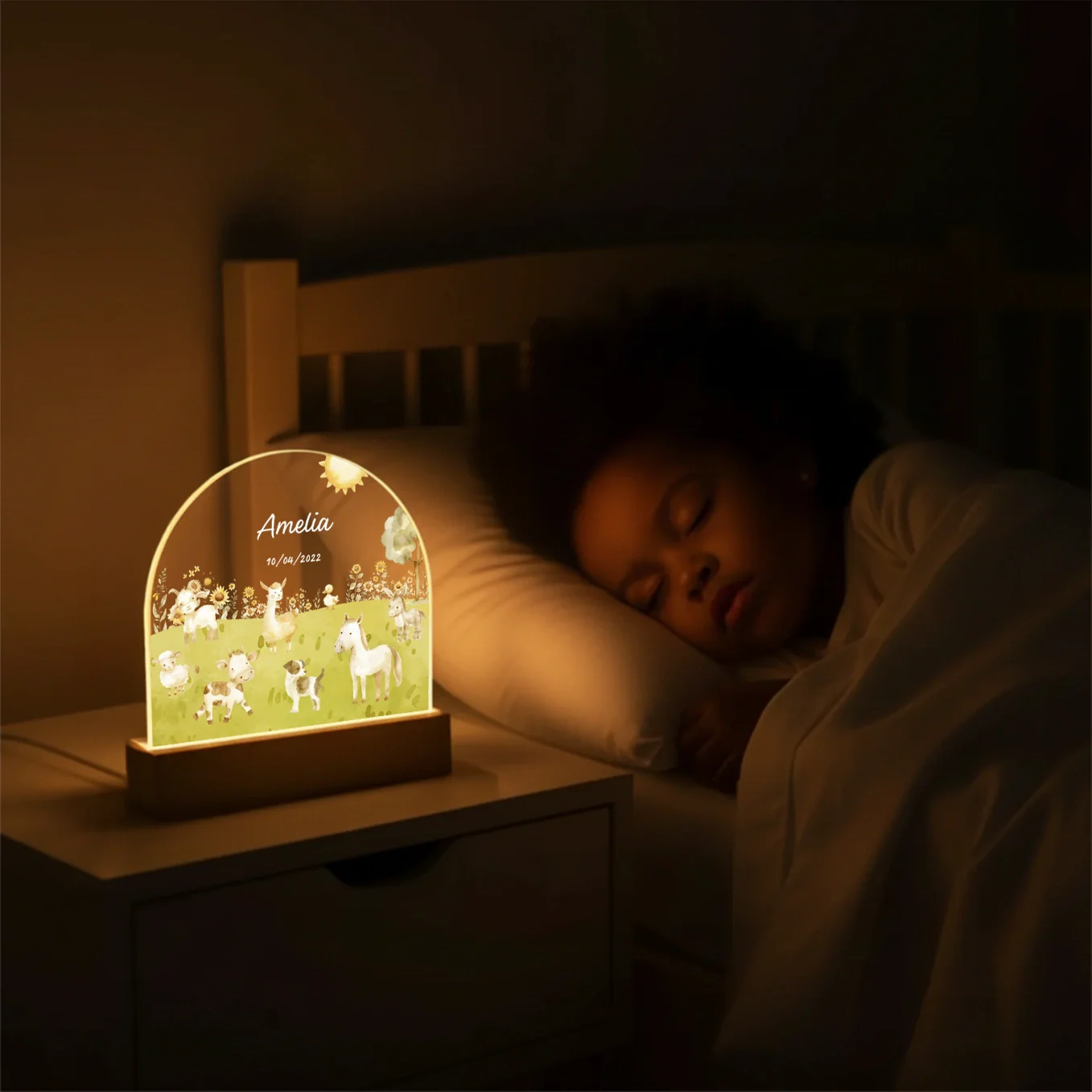 Personalized Night Light "Farm" - Image 5