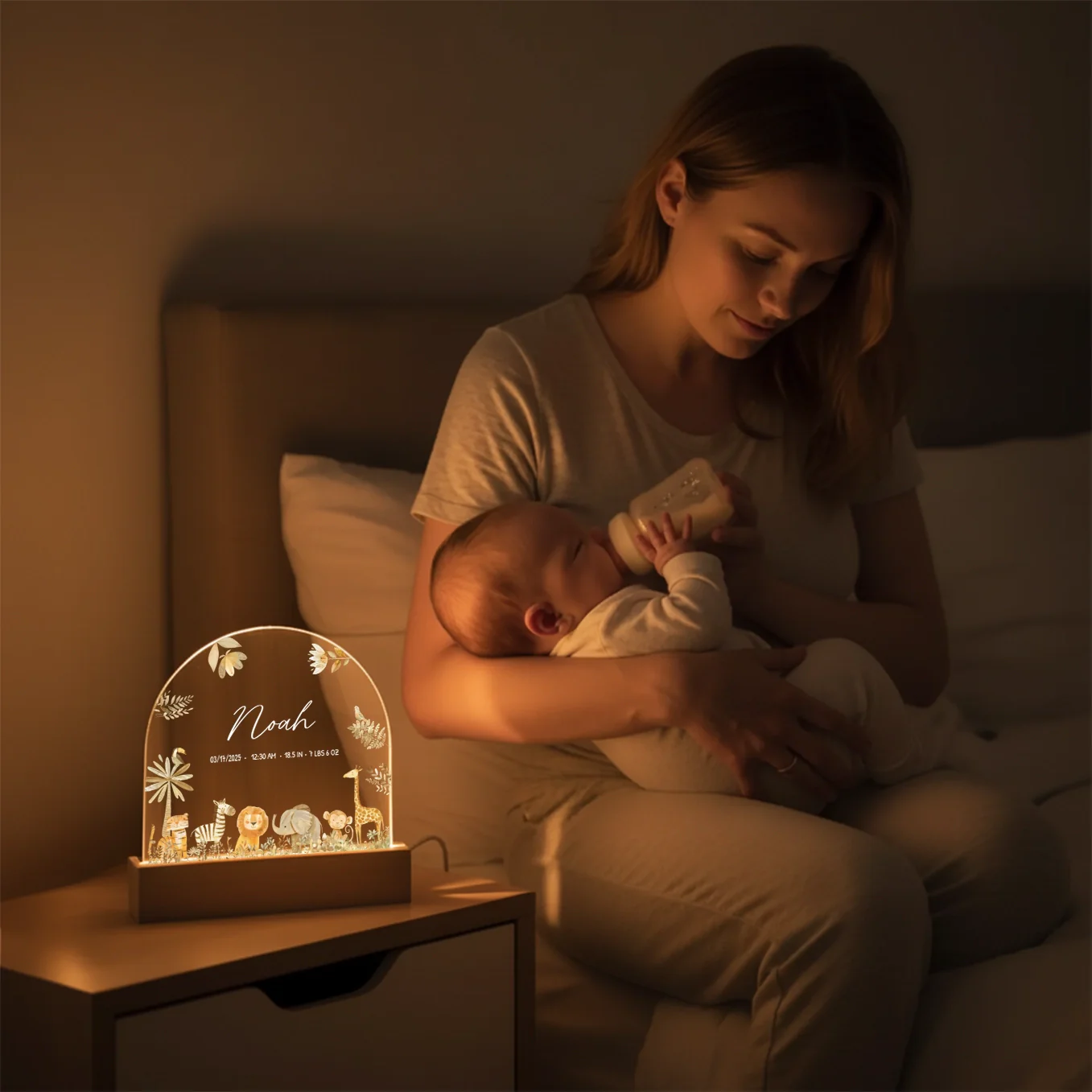 Personalized Night Light "Safari Animals" - Image 3