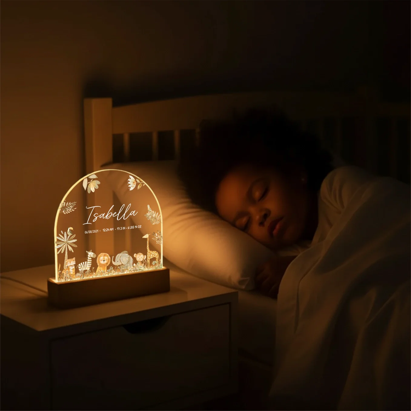 Personalized Night Light "Safari Animals" - Image 6