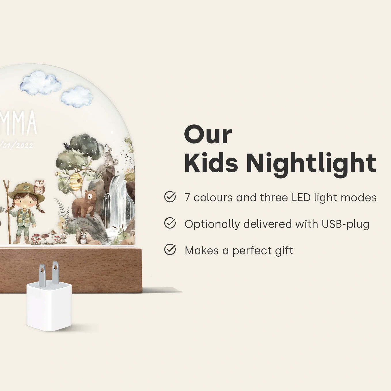 Personalized Nightlight "Wilderness" - Image 10