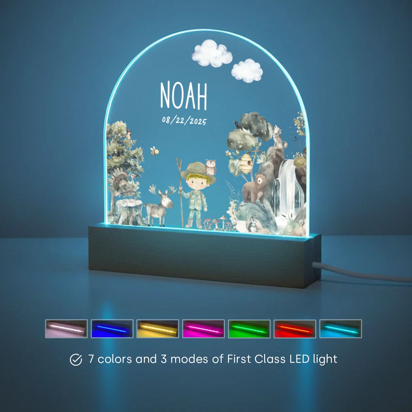 Personalized Nightlight "Wilderness" - Image 12
