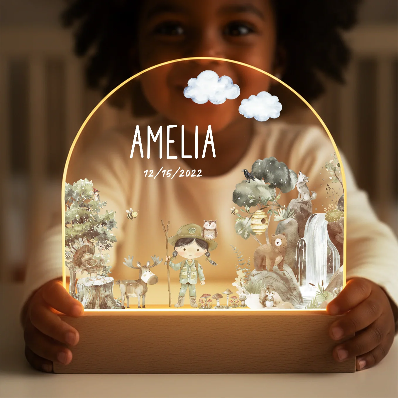 Personalized Nightlight "Wilderness" - Image 4