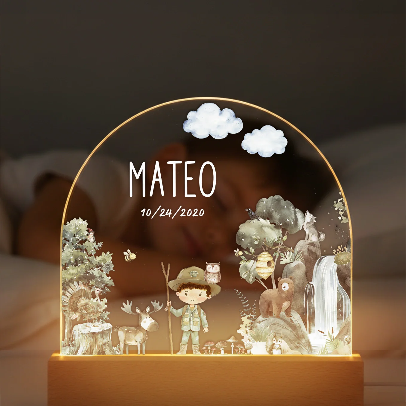 Personalized Nightlight "Wilderness" - Image 6