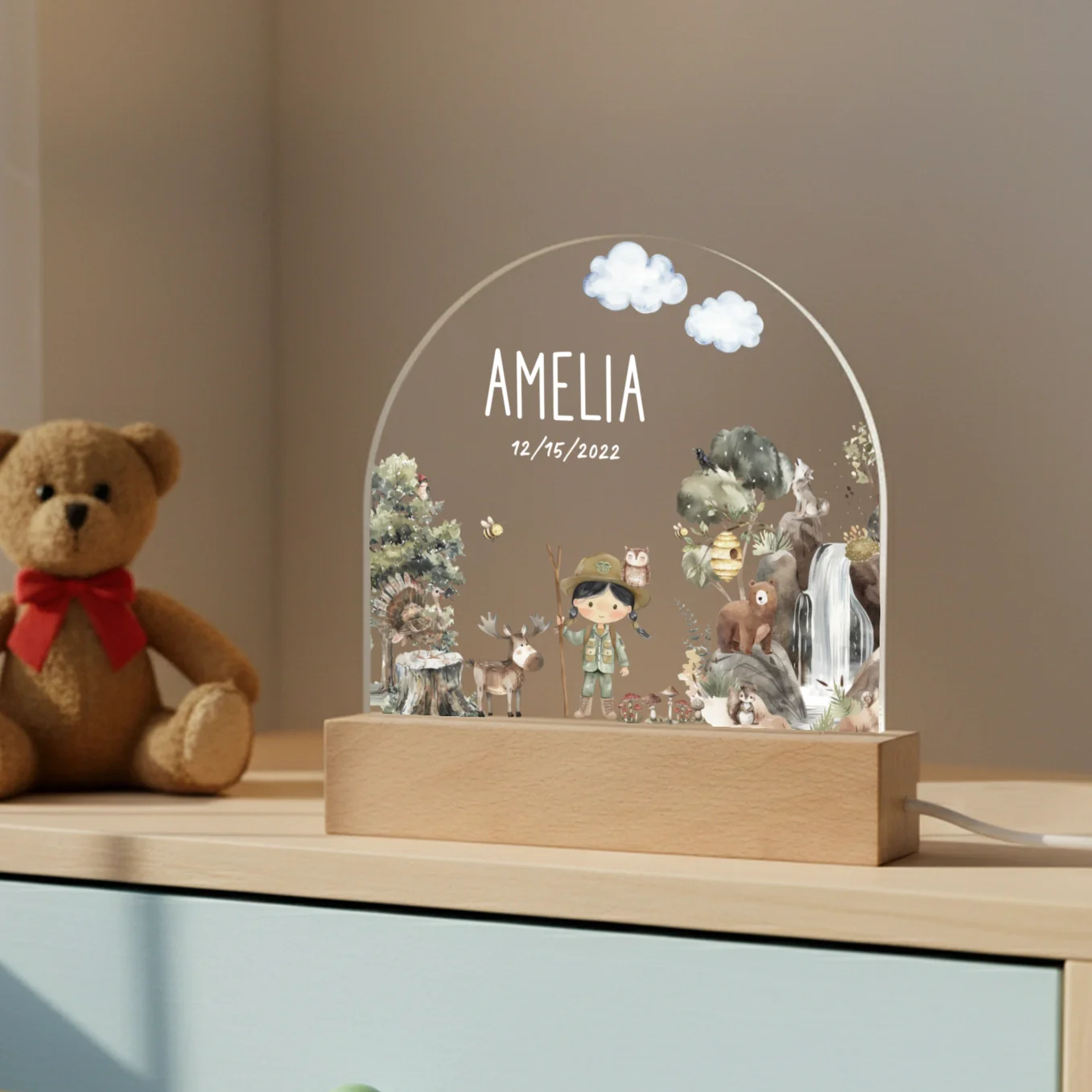 Personalized Nightlight "Wilderness" - Image 8