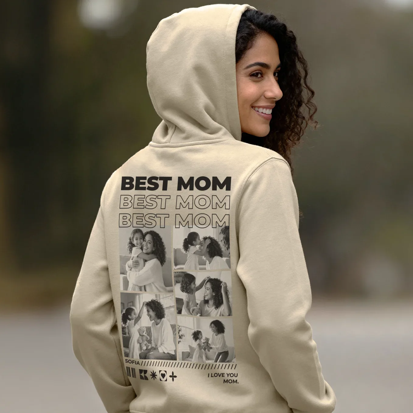Personalized Photo Hoodie "Mom" - Image 11