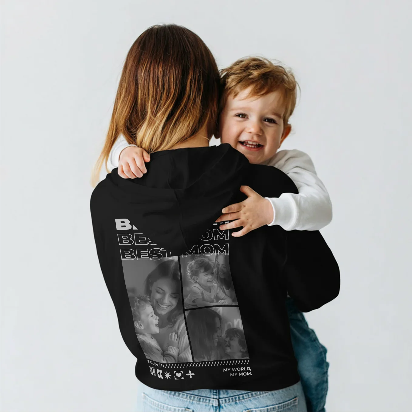 Personalized Photo Hoodie "Mom" - Image 4