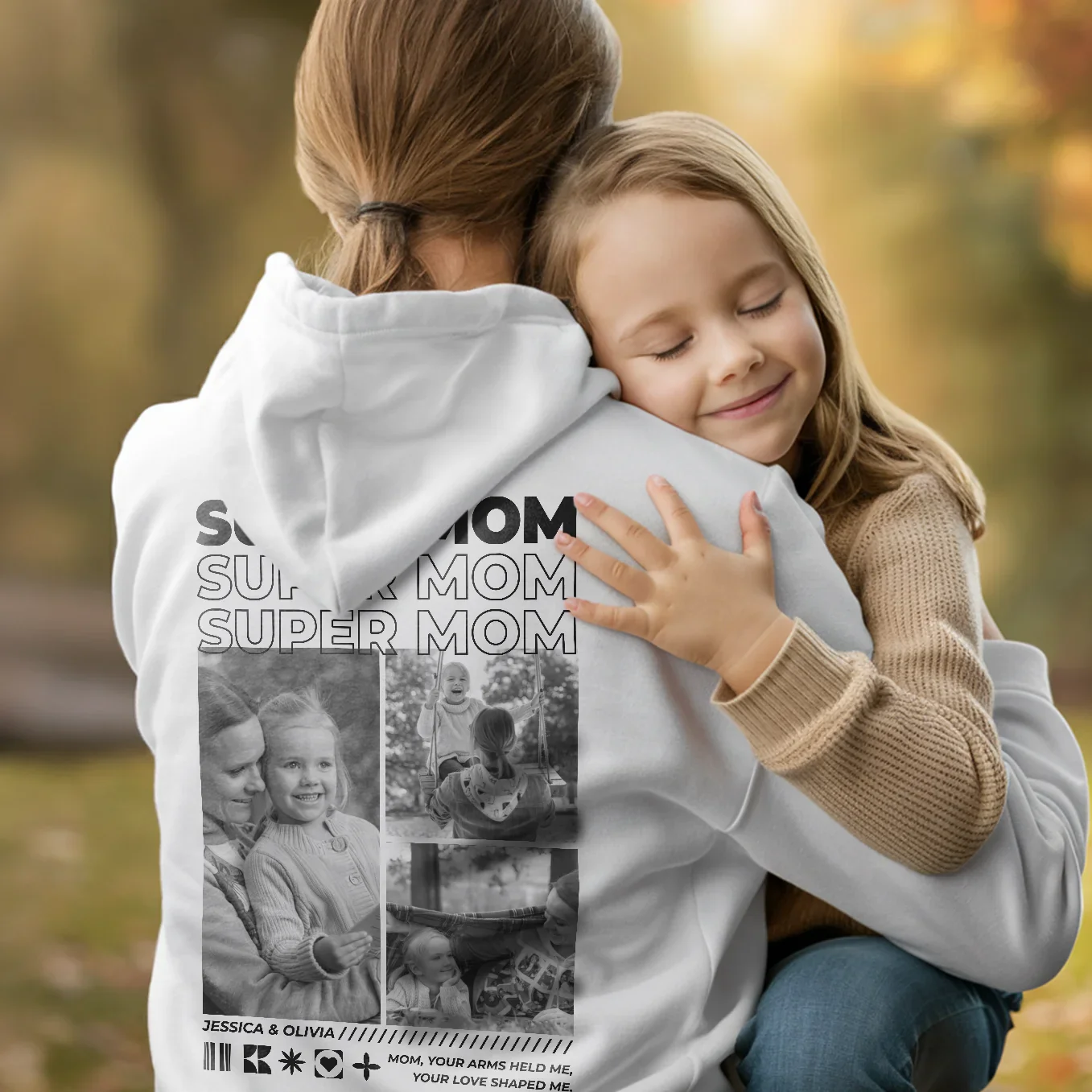 Personalized Photo Hoodie "Mom" - Image 6
