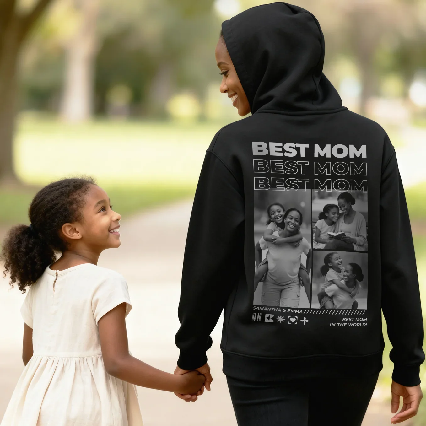 Personalized Photo Hoodie "Mom" - Image 9