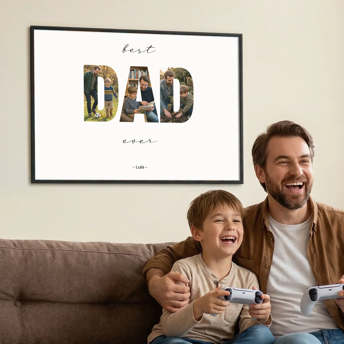 Personalized Photo Poster "Dad Word" - Image 3