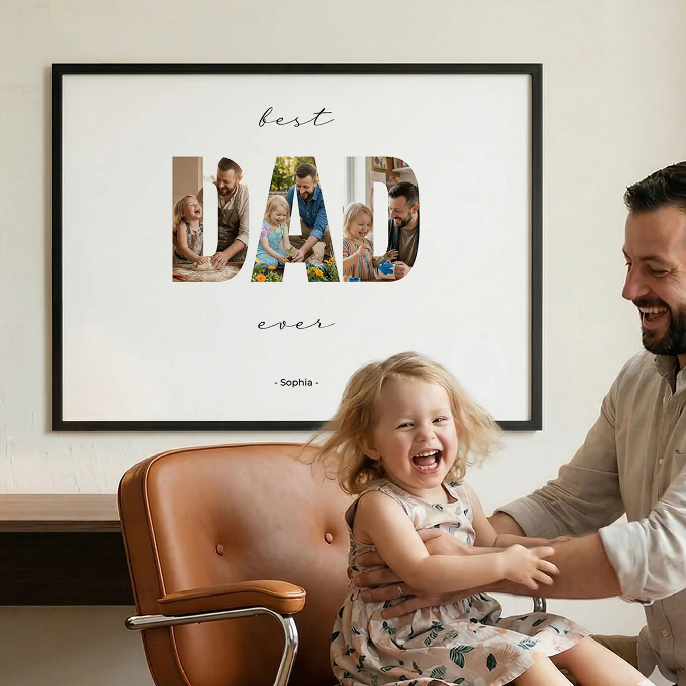 Personalized Photo Poster "Dad Word" - Image 5