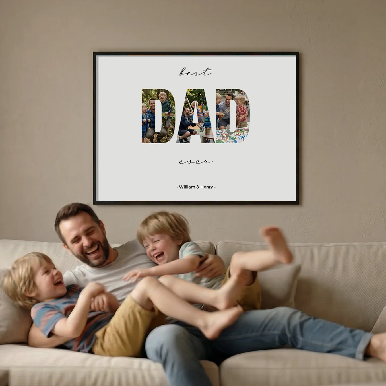 Personalized Photo Poster "Dad Word" - Image 6