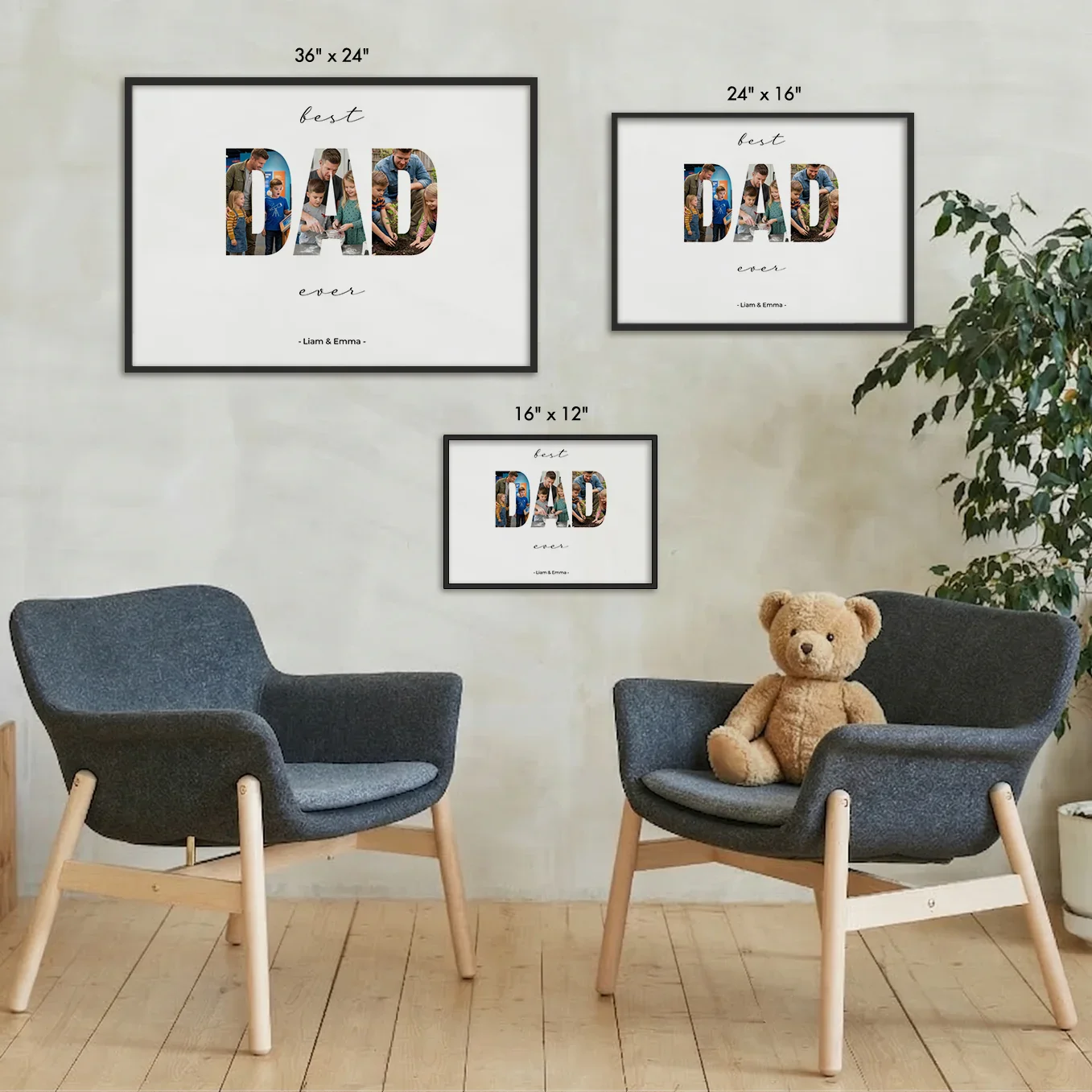 Personalized Photo Poster "Dad Word" - Image 9
