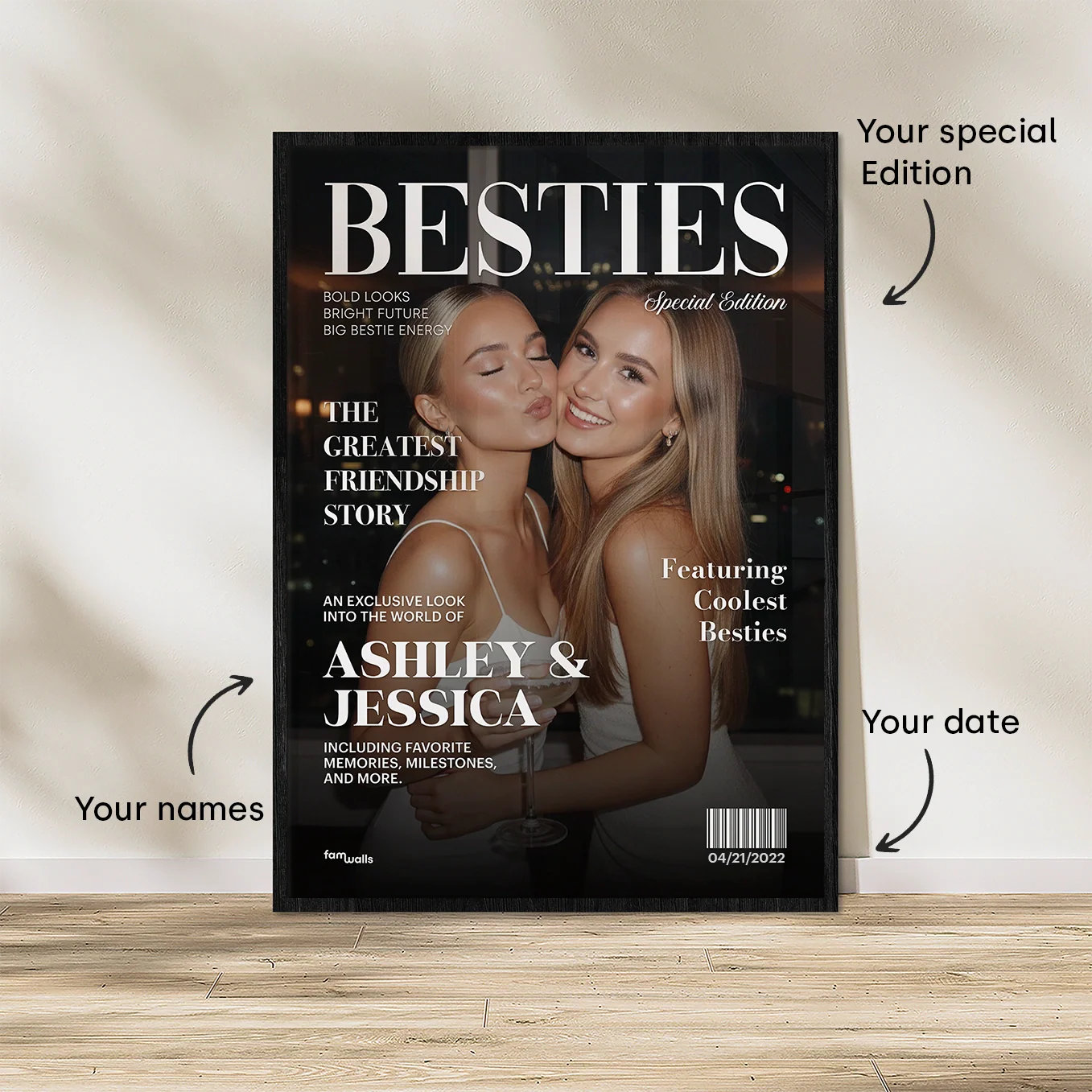 Personalized Poster "Besties Magazine" - Image 8