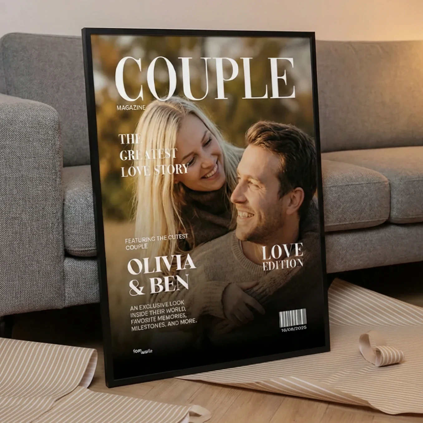 Personalized Poster "Couple Magazine" - Image 4