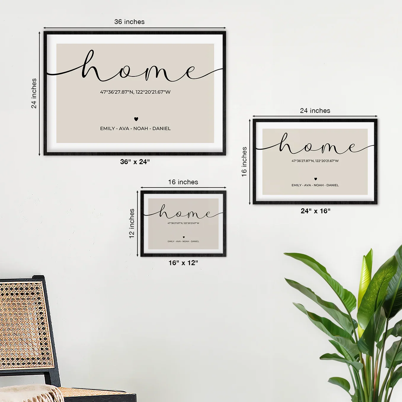 Personalized Poster "Home Coordinates" - Image 7