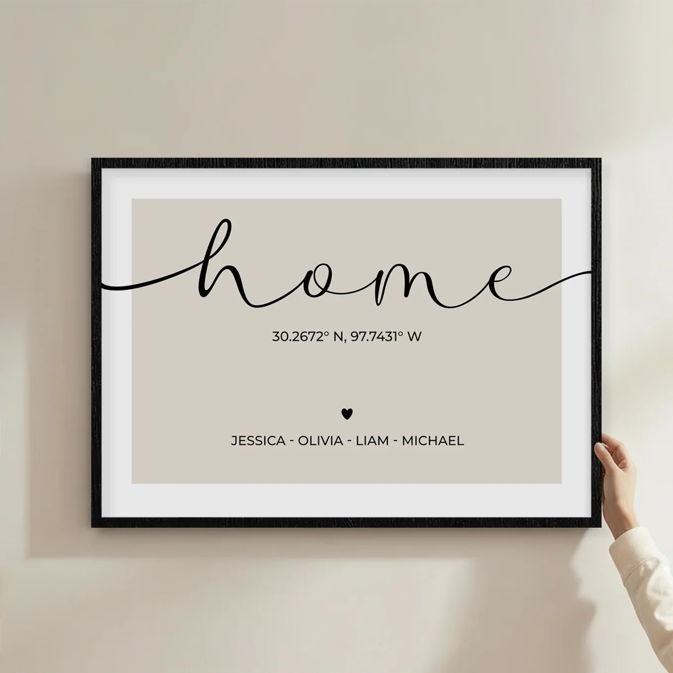 Personalized Poster "Home Coordinates" - Image 9