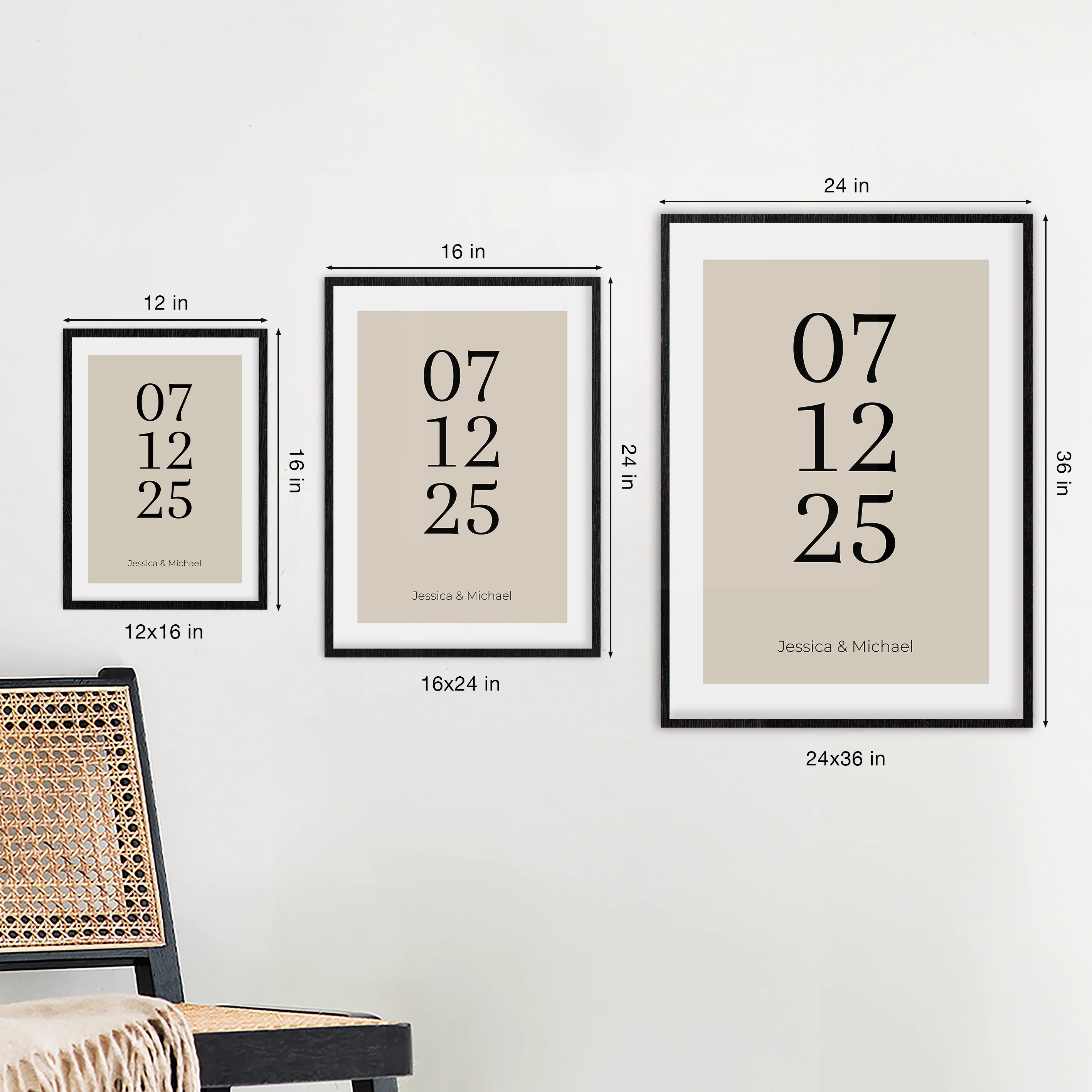 Personalized Poster "Our Date" - Image 5