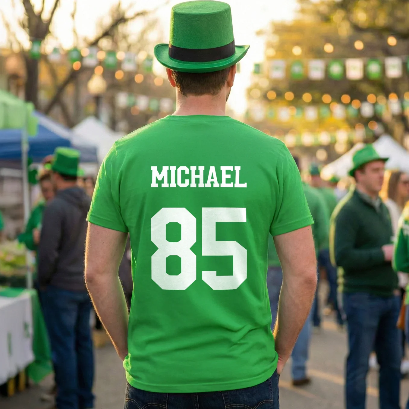 Personalized St. Patrick’s Day T-Shirt "Jersey" - Image 4