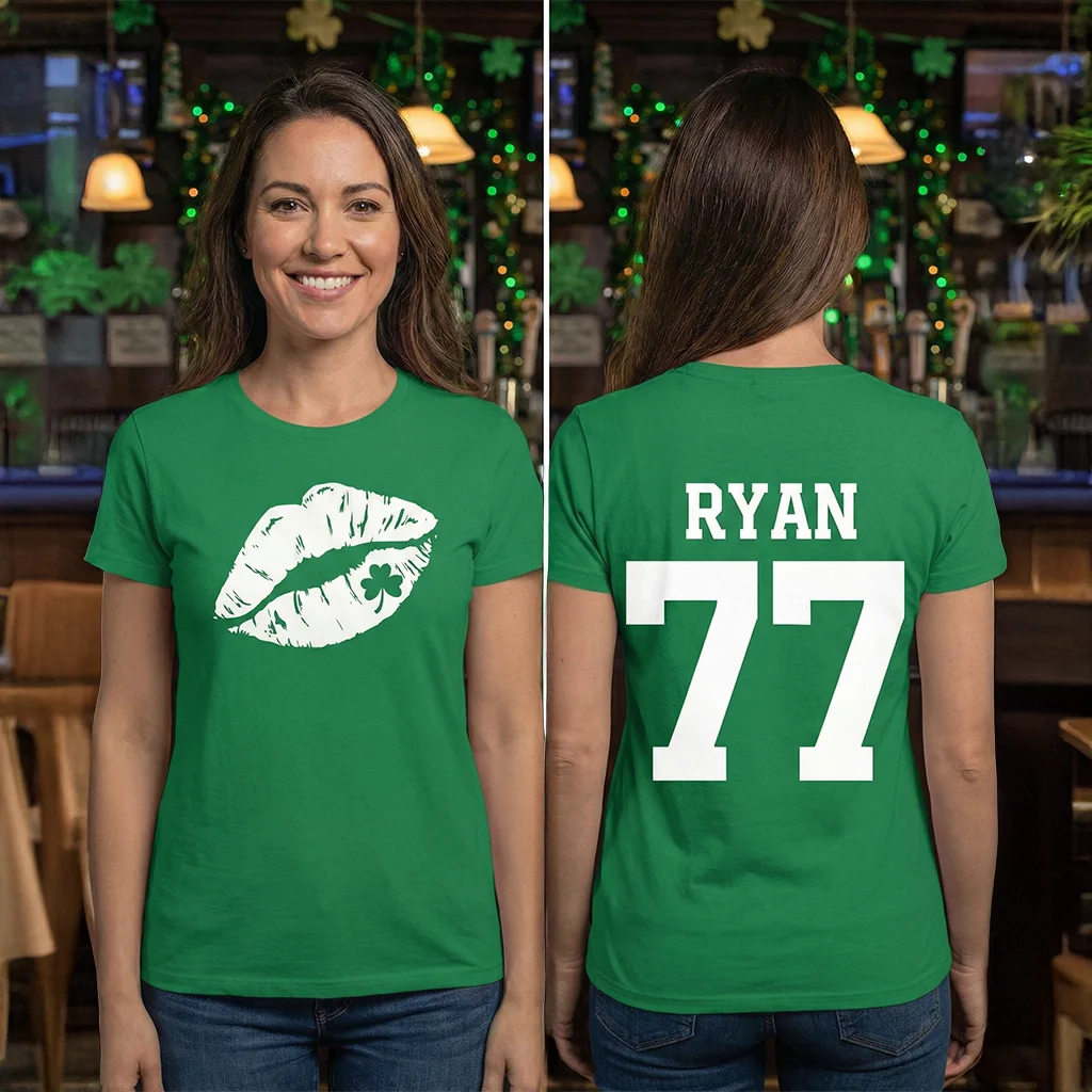 Personalized St. Patrick’s Day T-Shirt "Jersey" - Image 6