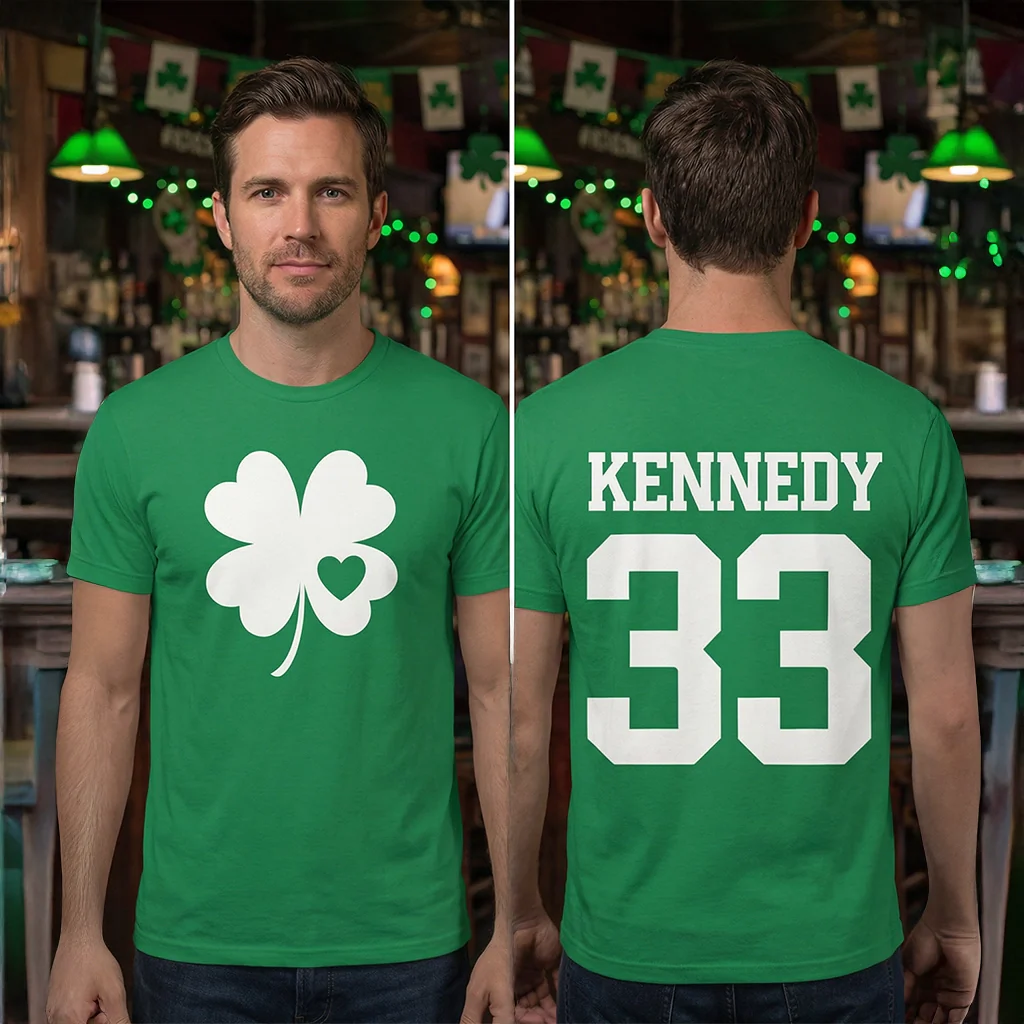 Personalized St. Patrick’s Day T-Shirt "Jersey" - Image 8